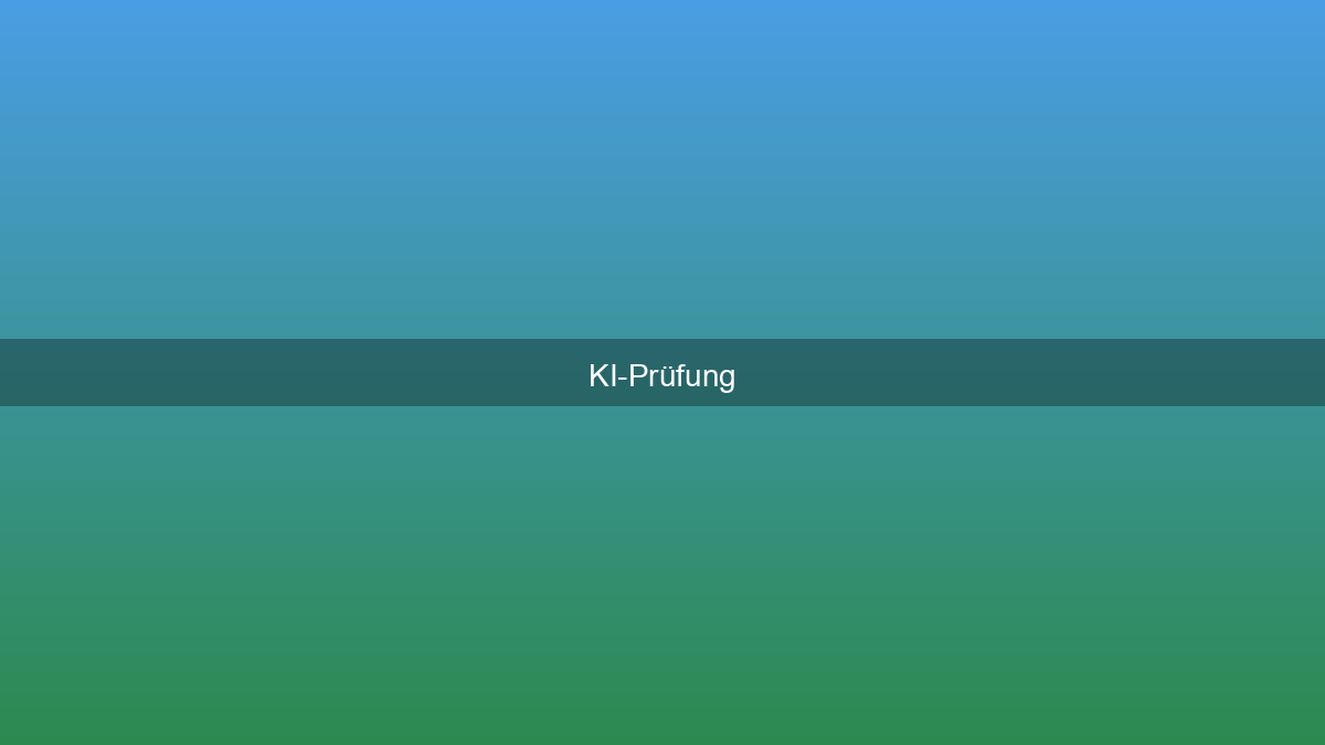 KI-Prüfung der Nebenkostenabrechnung